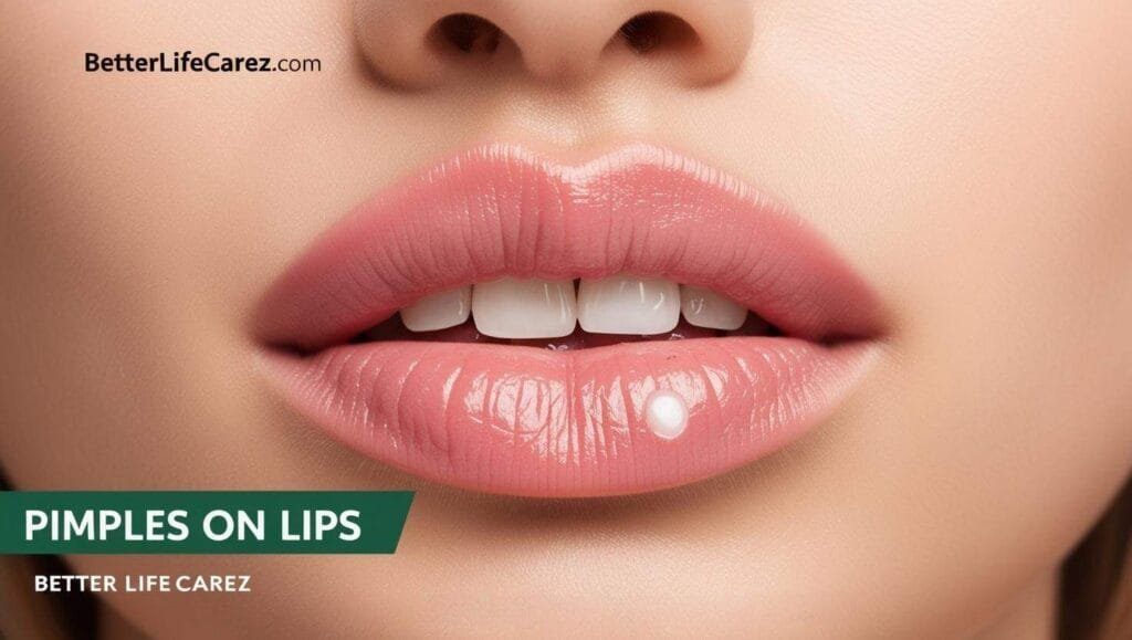 Pimple on lip