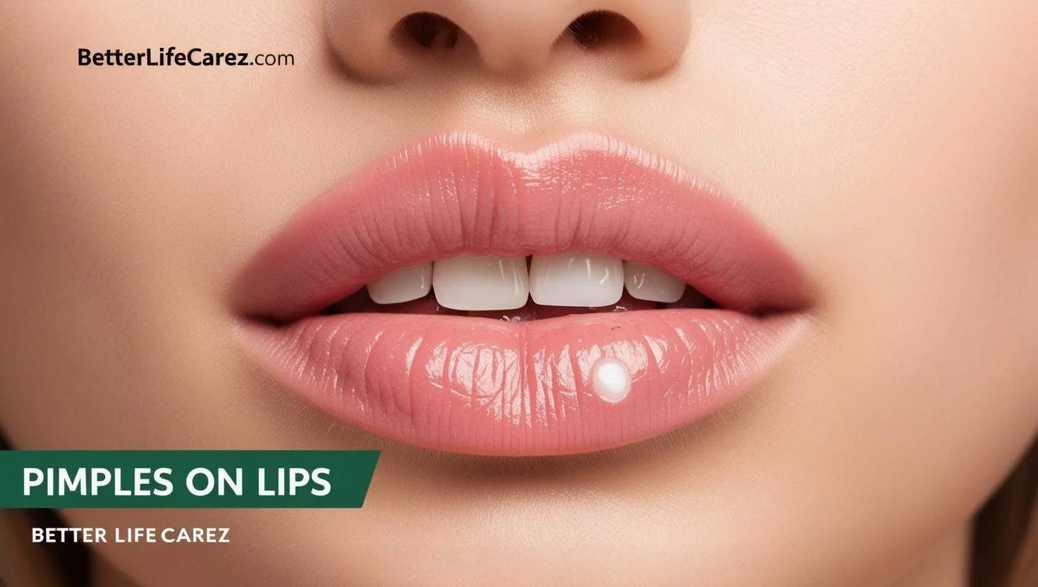 Pimple on lip