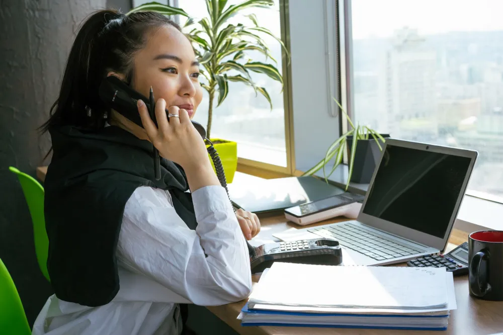 Man on the phone with his insurer checking prescription coverage for weight-loss medication